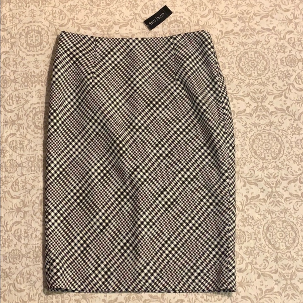 White/Black Market Pencil Skirt
